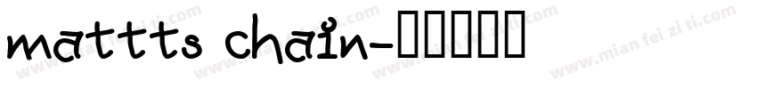 mattts chain字体转换